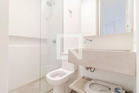 Banheiro de apartamento para alugar com 1 quarto, 36m² em Jardim Paulista, São Paulo