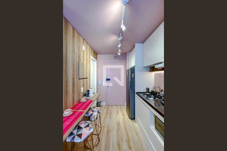 Cozinha de kitnet/studio à venda com 1 quarto, 24m² em Belenzinho, São Paulo
