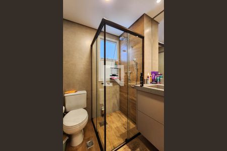 Banheiro da Suíte 3 de apartamento à venda com 3 quartos, 130m² em Baeta Neves, São Bernardo do Campo