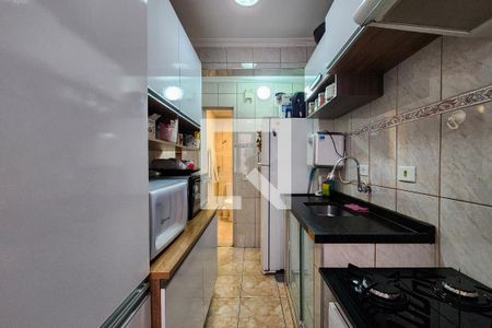 Cozinha  de apartamento à venda com 1 quarto, 30m² em Vila Jerusalem, São Bernardo do Campo