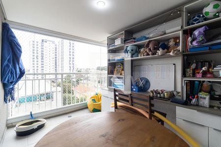 Varanda da Sala de apartamento à venda com 2 quartos, 67m² em Vila Água Funda, São Paulo