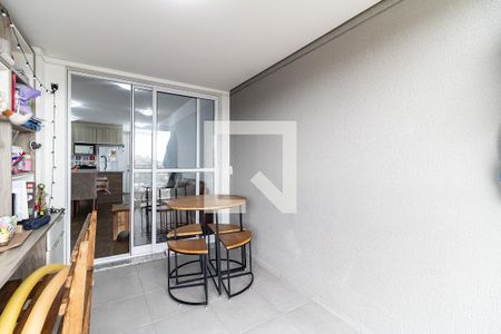 Varanda da Sala de apartamento à venda com 2 quartos, 67m² em Vila Água Funda, São Paulo