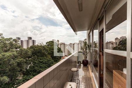 Varanda da Sala de apartamento à venda com 3 quartos, 220m² em Campos Elíseos, São Paulo