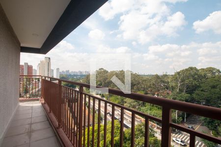 Varanda de apartamento para alugar com 2 quartos, 57m² em Santo Amaro, São Paulo