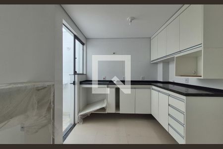 Cozinha de apartamento à venda com 2 quartos, 60m² em Vila Sao Pedro, Santo André
