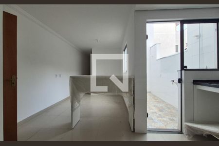 Cozinha de apartamento à venda com 2 quartos, 60m² em Vila Sao Pedro, Santo André