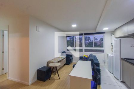 Sala/Cozinha/Área de Serviço de apartamento à venda com 2 quartos, 52m² em Fátima, Canoas