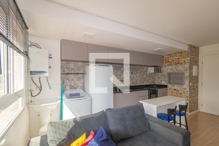 Sala/Cozinha de apartamento para alugar com 2 quartos, 52m² em Fátima, Canoas