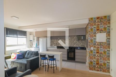 Sala/Cozinha de apartamento para alugar com 2 quartos, 52m² em Fátima, Canoas