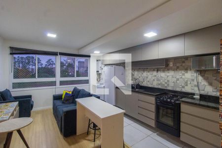 Sala/Cozinha/Área de Serviço de apartamento à venda com 2 quartos, 52m² em Fátima, Canoas