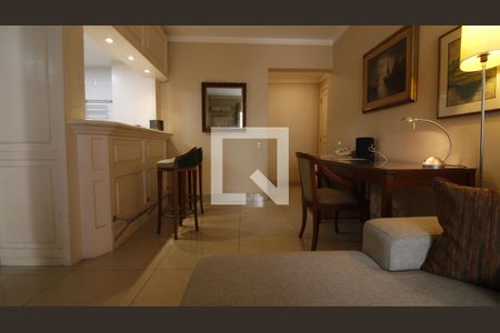 Cozinha de apartamento para alugar com 1 quarto, 45m² em Itaim Bibi, São Paulo