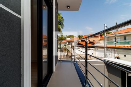 Varanda da Suíte 1 de casa à venda com 3 quartos, 140m² em Jardim Guapira, São Paulo