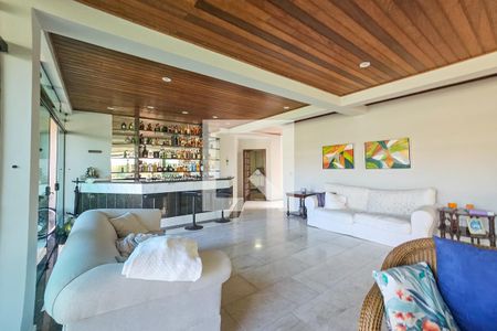 Sala de apartamento para alugar com 5 quartos, 890m² em Jardim Acapulco, Guarujá