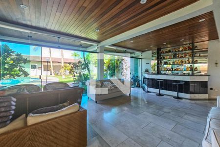 Sala de apartamento para alugar com 5 quartos, 890m² em Jardim Acapulco, Guarujá