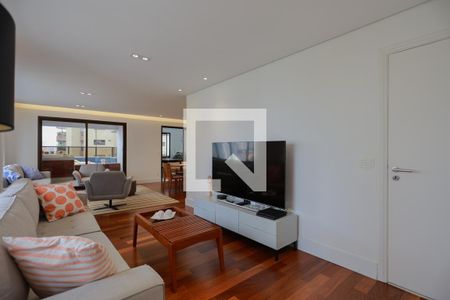 Sala de estar e jantar de apartamento à venda com 5 quartos, 233m² em Santana, São Paulo