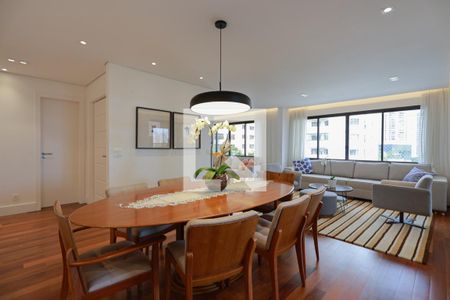 Sala de estar e jantar de apartamento à venda com 5 quartos, 233m² em Santana, São Paulo