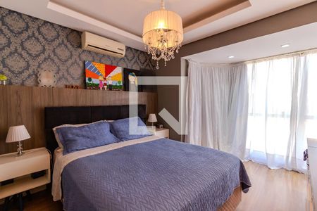 Suíte de apartamento à venda com 3 quartos, 105m² em Menino Deus, Porto Alegre