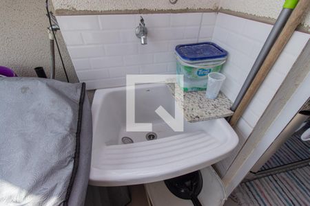 Área de serviço e Varanda de apartamento à venda com 2 quartos, 41m² em Ipiranga, São Paulo