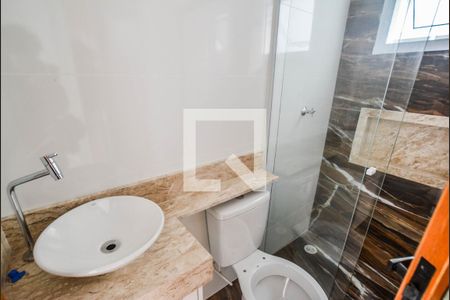 Banheiro Social de apartamento à venda com 2 quartos, 99m² em Vila Camilópolis, Santo André