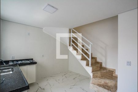 Cozinha de apartamento à venda com 2 quartos, 99m² em Vila Camilópolis, Santo André
