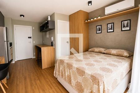 Dormitório de apartamento para alugar com 1 quarto, 25m² em Bela Vista, São Paulo
