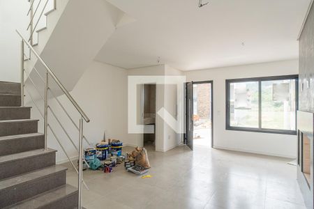 Sala de casa de condomínio à venda com 3 quartos, 115m² em Aberta dos Morros, Porto Alegre