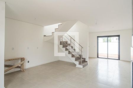 Sala de casa de condomínio à venda com 3 quartos, 115m² em Aberta dos Morros, Porto Alegre