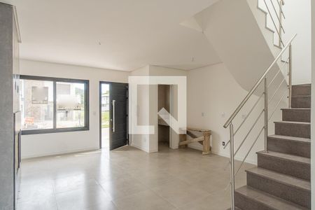 Sala de casa de condomínio à venda com 3 quartos, 115m² em Aberta dos Morros, Porto Alegre