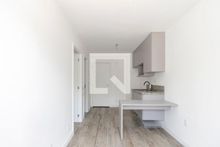Sala/ Cozinha de apartamento para alugar com 1 quarto, 31m² em Santo Amaro, São Paulo