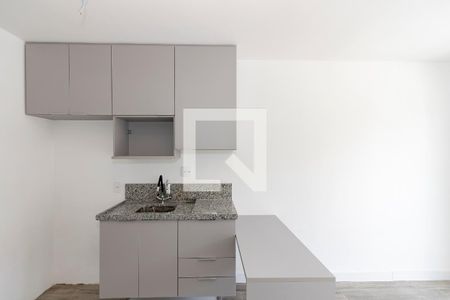 Sala/ Cozinha de apartamento para alugar com 1 quarto, 31m² em Santo Amaro, São Paulo