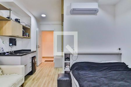 Studio - Quarto e Cozinha de kitnet/studio à venda com 1 quarto, 26m² em Butantã, São Paulo