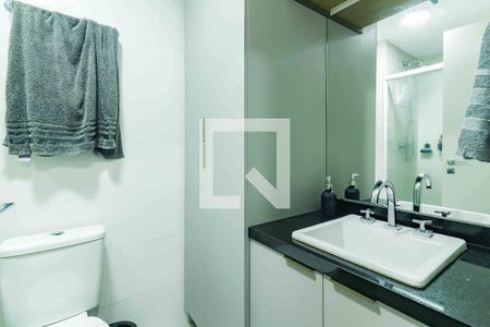 Banheiro de kitnet/studio à venda com 1 quarto, 26m² em Butantã, São Paulo