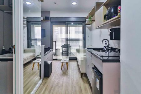 Studio - Quarto e Cozinha de kitnet/studio à venda com 1 quarto, 26m² em Butantã, São Paulo