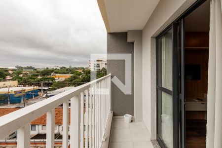 Varanda de kitnet/studio à venda com 1 quarto, 25m² em Santo Amaro, São Paulo