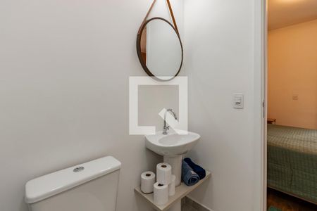Banheiro de kitnet/studio à venda com 1 quarto, 25m² em Santo Amaro, São Paulo