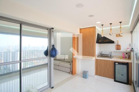 Varanda de apartamento à venda com 3 quartos, 80m² em Chácara Seis de Outubro, São Paulo