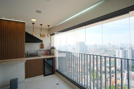 Varanda de apartamento à venda com 3 quartos, 80m² em Chácara Seis de Outubro, São Paulo
