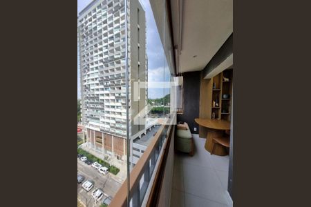 Varanda da Sala de apartamento para alugar com 1 quarto, 37m² em Butantã, São Paulo