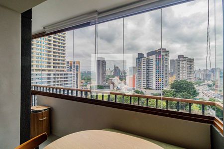Varanda da Sala/Cozinha de apartamento para alugar com 1 quarto, 37m² em Butantã, São Paulo