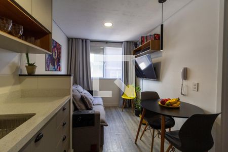 Sala de apartamento à venda com 1 quarto, 27m² em Barra Funda, São Paulo