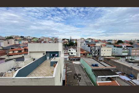 Varanda Sala - Vista de apartamento à venda com 2 quartos, 102m² em Jardim Santo Alberto, Santo André