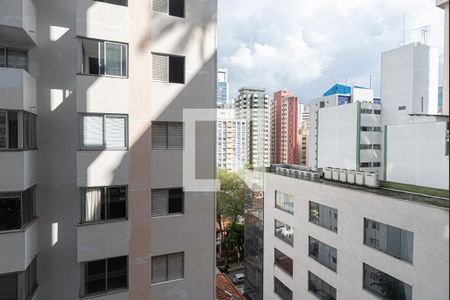 Vista da Varanda da Sala de apartamento para alugar com 1 quarto, 33m² em Consolação, São Paulo