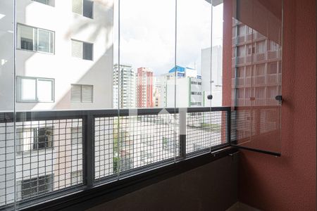 Varanda da Sala de apartamento para alugar com 1 quarto, 33m² em Consolação, São Paulo