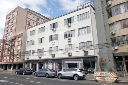 Fachada de apartamento à venda com 1 quarto, 48m² em Farroupilha, Porto Alegre