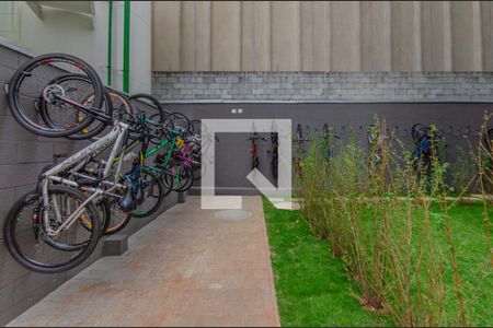 Área comum - Bicicletário de apartamento para alugar com 1 quarto, 24m² em Mooca, São Paulo