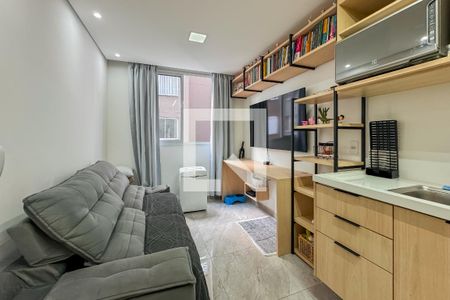 Sala de apartamento à venda com 1 quarto, 26m² em Mooca, São Paulo