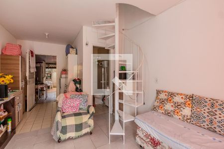 Sala de casa de condomínio à venda com 2 quartos, 50m² em Aberta dos Morros, Porto Alegre