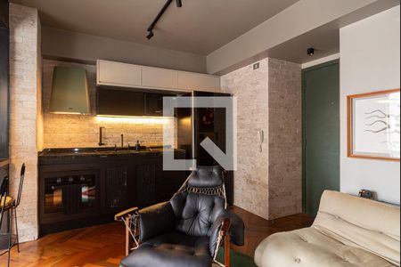 Sala de apartamento para alugar com 1 quarto, 38m² em Consolação, São Paulo