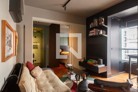 Sala de apartamento para alugar com 1 quarto, 38m² em Consolação, São Paulo