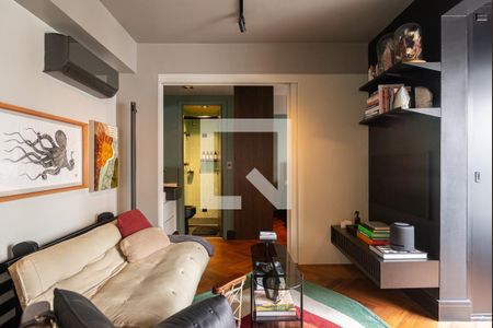 Sala de apartamento para alugar com 1 quarto, 38m² em Consolação, São Paulo